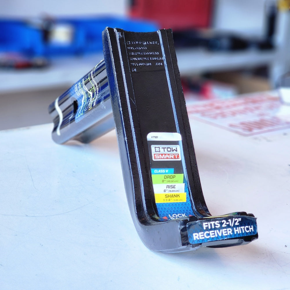 Class V, 15,000 lb, 8 in Drop X 6 in. Rise X 1-1/4 in. Class V, 15,000 lb, 8 in Drop X 6 in. Rise X 1-1/4 in.